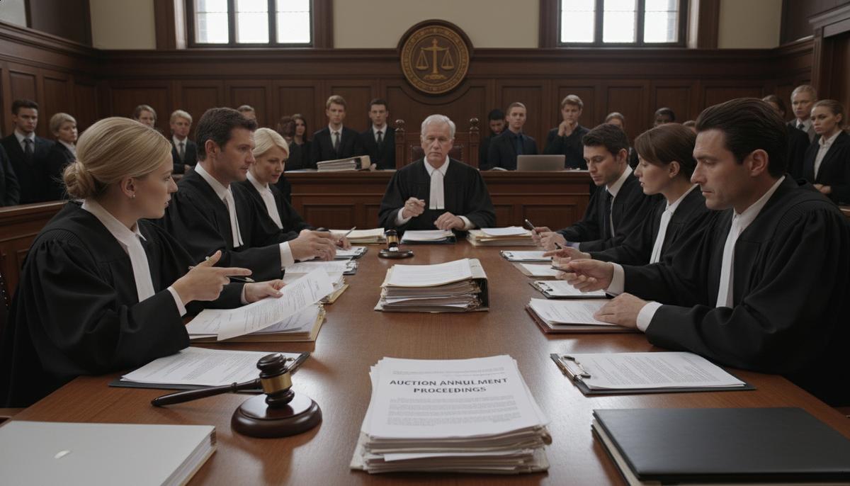 Procedimentos jurídicos para impugnar ou suspender um leilão