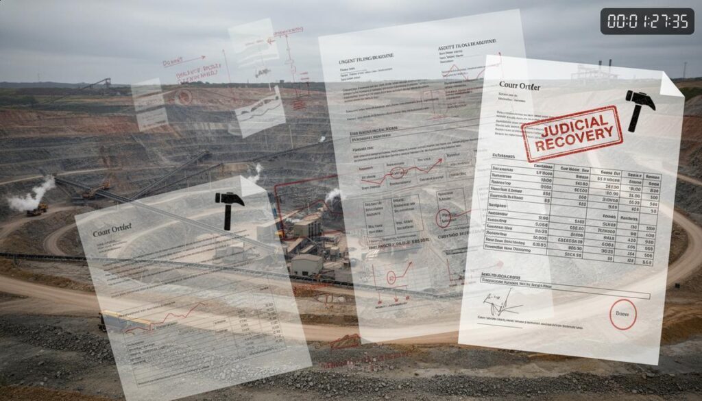 Recuperação judicial mineradora: o caminho essencial para salvar empresas do setor mineral