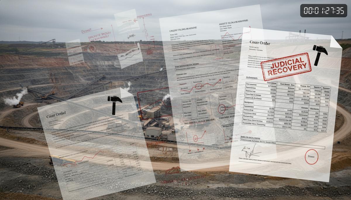 Recuperação judicial mineradora: o caminho essencial para salvar empresas do setor mineral
